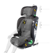 BabyGo - Scaun auto SafeChild2  Grey, 100-150 cm, certificat R129