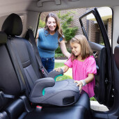 Graco - Scaun auto booster i-Size, Booster Max Iron, 137-150 cm, certificat R129