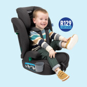 Graco - Scaun auto Eldura Midnight, 76-150 cm, certificat R129