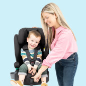 Graco - Scaun auto Eldura Midnight, 76-150 cm, certificat R129