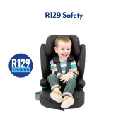 Graco - Scaun auto Eldura Midnight, 76-150 cm, certificat R129