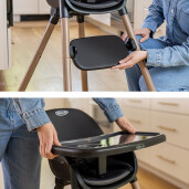 Graco - Scaun de masa 3 in 1 Presti, Charcoal