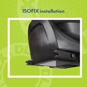 Graco - Scaun auto Turn2Me 360° DLX Iron, 40-105 cm, certificata R129 si testat ADAC