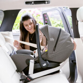 Joie - Scoica auto inclinabila i-Size i-Level Pro Signature Ebony, 40-87 cm, certificata R129