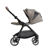 Joie - Carucior pentru copii multifunctional 3 in 1 Valora Signature Sandstone (Carucior Valora + Landou Ramble XL + scoica i-Starter)