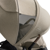 Joie - Carucior pentru copii multifunctional 3 in 1 Valora Signature Sandstone (Carucior Valora + Landou Ramble XL + scoica i-Starter)