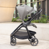 Joie - Carucior pentru copii multifunctional 3 in 1 Valora Signature Sandstone (Carucior Valora + Landou Ramble XL + scoica i-Starter)