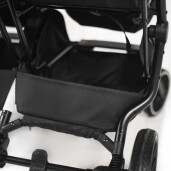 BabyGo - Carucior pliabil pentru gemeni GoTwice, Black