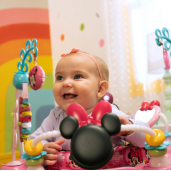 Bright Starts - Centru de activitati Minnie Mouse Jumper™