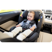 Graco - Scaun auto Turn2Me Grow Midnight, 40-125 cm, certificata R129 si testat ADAC