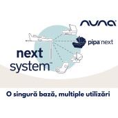 Nuna - Scoica auto i-Size Pipa Next Caviar, nastere - 83 cm, testata ADAC