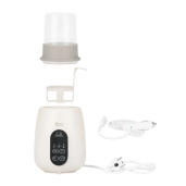 Babymoov - Incalzitor si sterilizator biberoane (recipiente) pentru casa si masina NutriSmart+ Mineral Beige