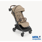 Joie - Carucior ultracompact Porto Cashew, compatibil bagaj de cabina, pliere automata, de la nastere pana la 22 kg