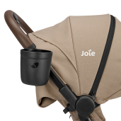 Joie - Carucior ultracompact Porto Cashew, compatibil bagaj de cabina, pliere automata, de la nastere pana la 22 kg