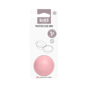 BIBS - Cutie pentru suzeta Pacifier Case Mini, Baby Pink