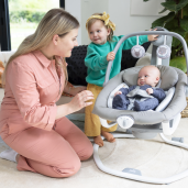 Joie - Leagan si balansoar rotativ Serina 2 in 1 Walnut