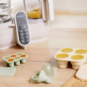 Babymoov - Set recipiente din silicon si feeder pentru bebelusi