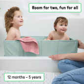Ingenuity - Cadita pliabila pentru calatorii Tuckaway Travel Tub Sage